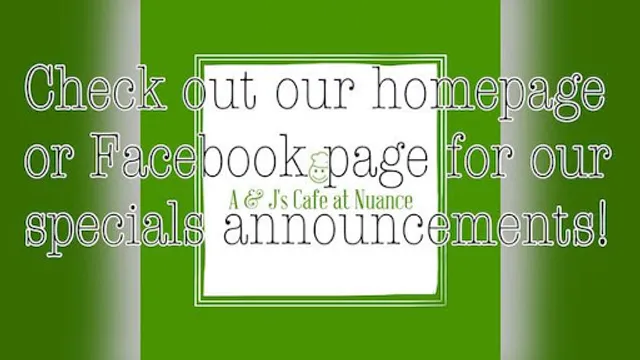 A & J's Cafe at Nuance Inc