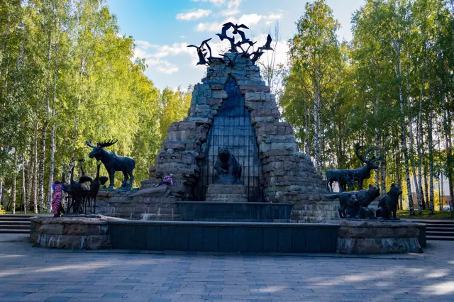 Fountain "Ob and Irtysh"