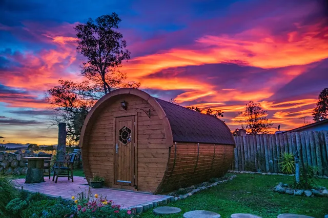 Marlborough Wine Barrel Cabin