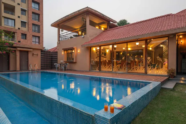 StayVista at Ishva Bungalow w/ Meals Included | Luxury Villa with Swimming Pool in Kolkata