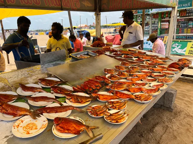 Tsunami fish stall