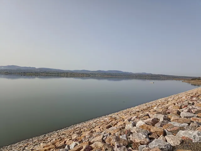 Presa del Embalse de Villalba de los Barros