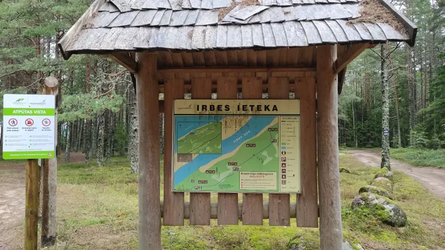 Public camping at Irbe mouth