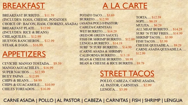 EL BUEY LOCO TACOS Y MARISCOS