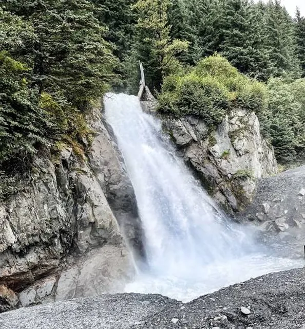 Lowell Creek Waterfall