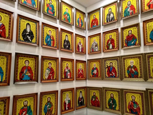 Museum embroidered icons