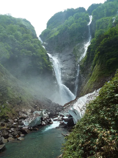 Hanonoki Waterfall.(Nehan Waterfall.)