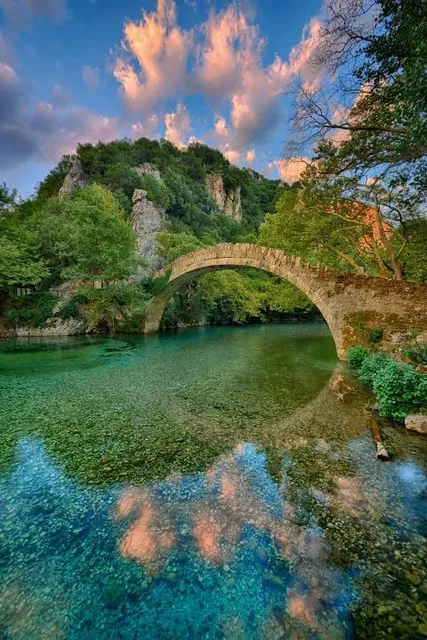 Klidonia ancient stone bridge