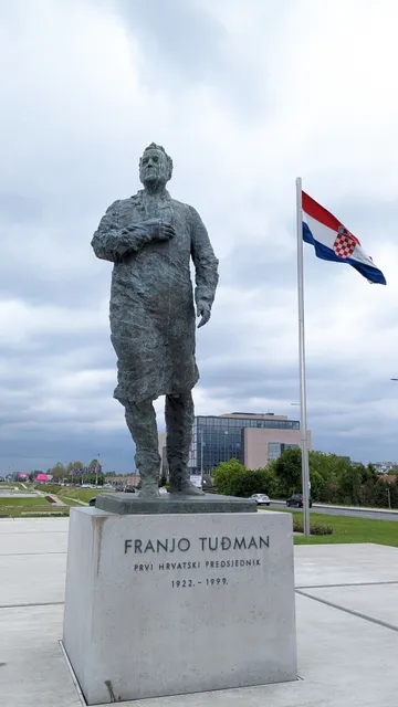 Sculpture of the dr. Franjo Tuđman
