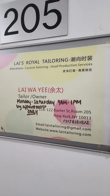 Lai's Royal Tailoring
