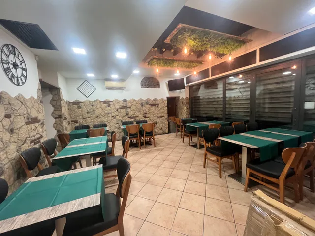 Turkish kebap pizza grill