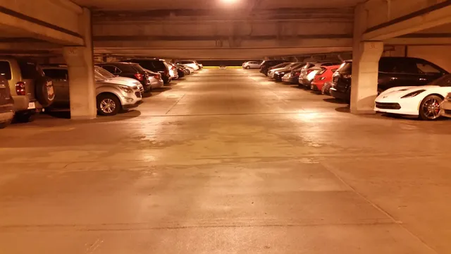 Millender Center Deck E congress entry