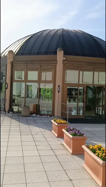 Terrassencafé in der Vogtland-Klinik