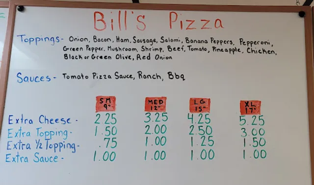 Bill's Pizza
