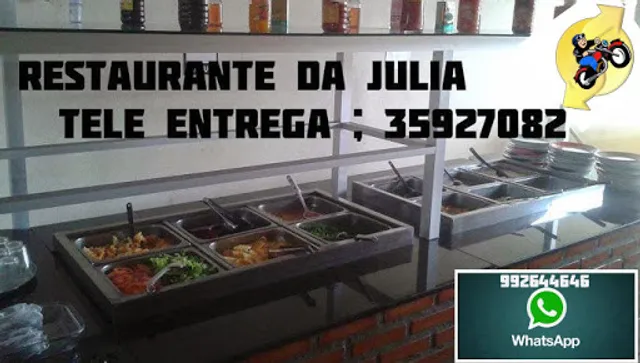 Restaurante da Julia marmitex e Sel service com churrasco em Betim