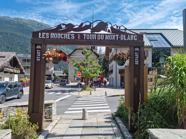 TMB- Tour du Mont Blanc, point de départ et d'arrivée.
