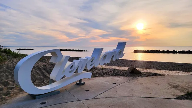 Cleveland Script Sign - Euclid Beach Park