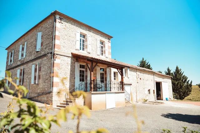 Gîte grande capacité las marthou - 11 personnes - Piscine - vue lac