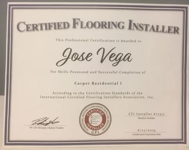 Vega’s flooring