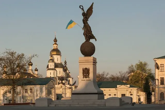 Independence Monument "Ukraine flying"