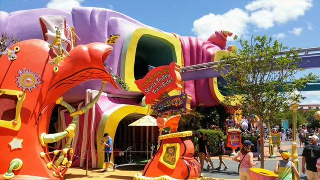 The High in the Sky Seuss Trolley Train Ride!