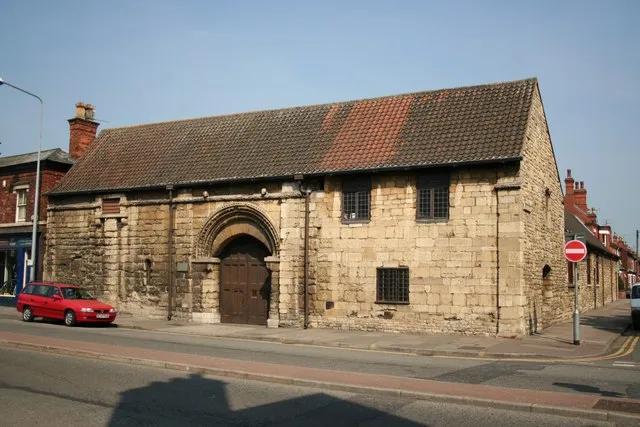 St Mary's Guildhall - Display remains Roman road