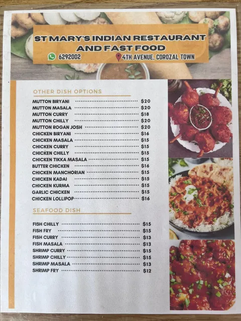 St Mary’s Indian Restaurant