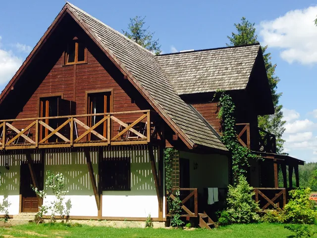 Modryna Modrzewiowy Dom w Bieszczadach