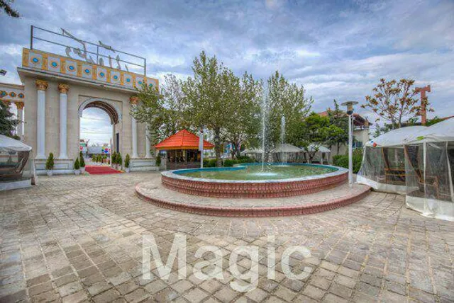 Water village garden