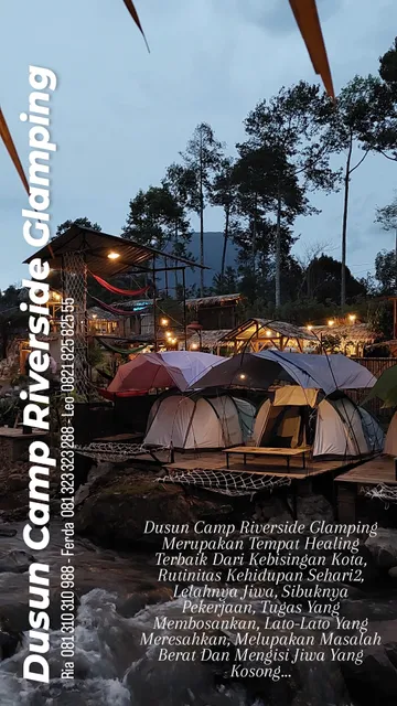 DUSUN CAMP RIVERSIDE GLAMPING
