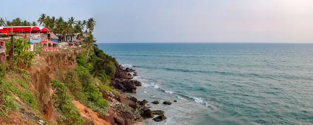 Varkala cliff
