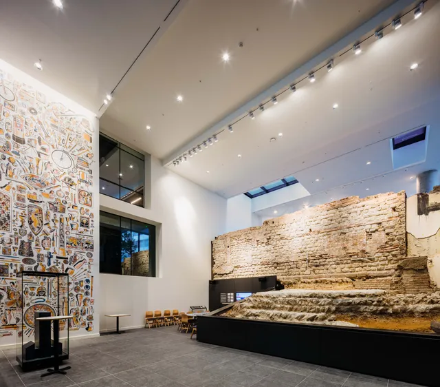 City Wall at Vine Street