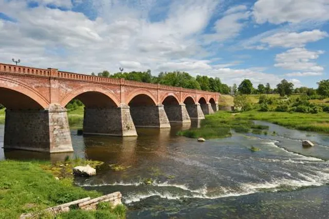 Kuldīga brick bridge over Venta