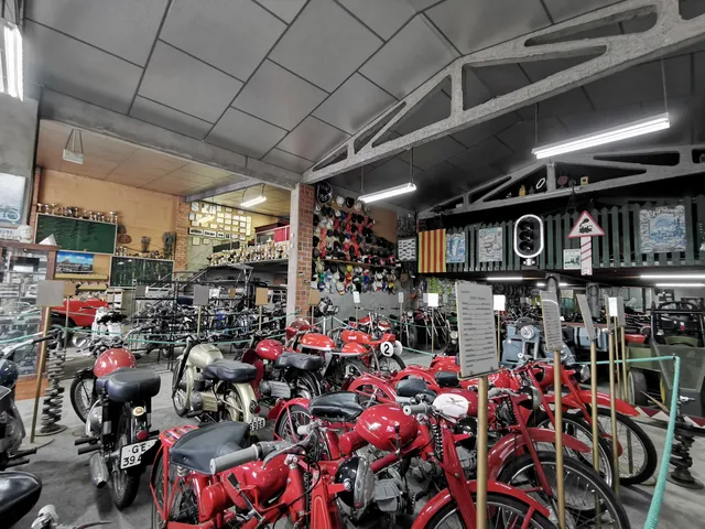 Museum of old rally motorcycles