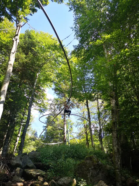 Tyrolienne à virages du Mont-Dore
