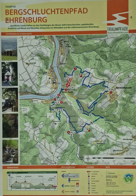 Traumpfad Bergschluchtenpfad Ehrenburg