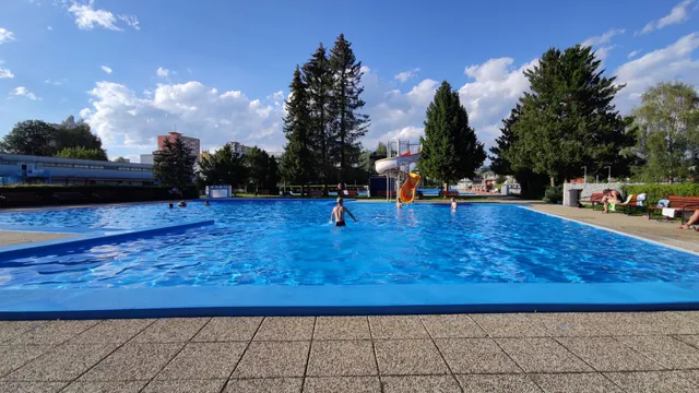 Summer swimming pool