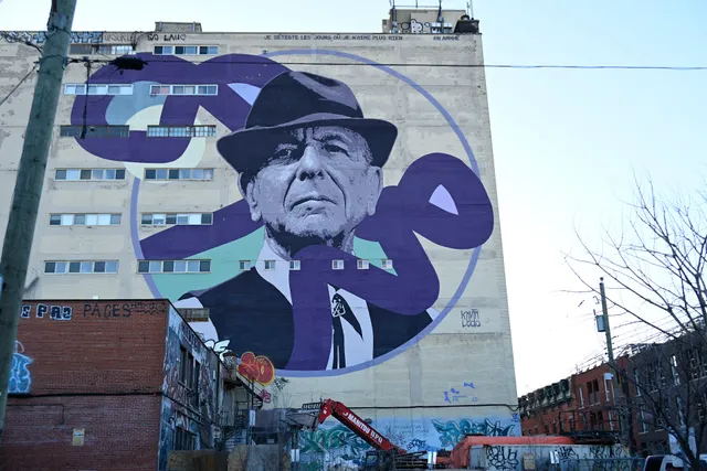 Leonard Cohen Mural