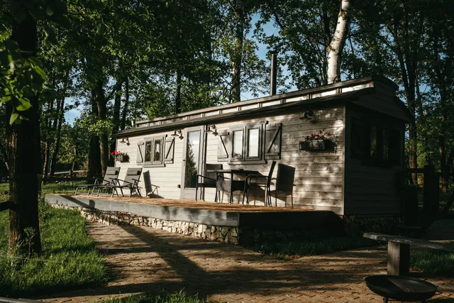 Ubytování chata u lesa Ranch Na Hranici