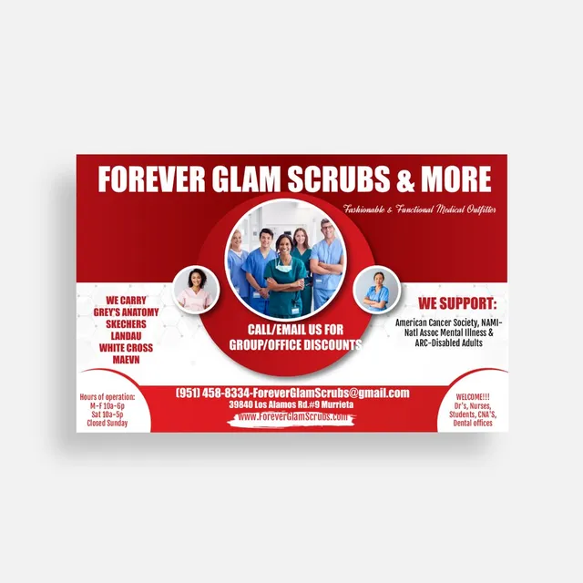 Forever Glam Scrubs & More