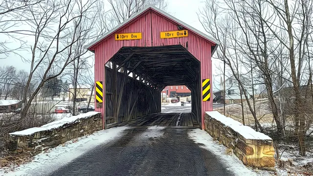 Historic Saville Covered Bridge