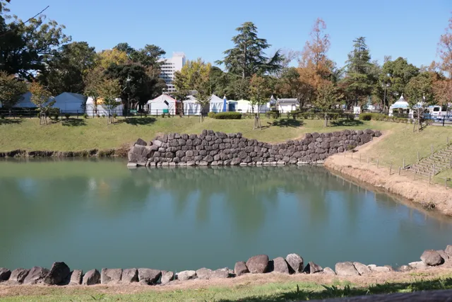 Sunpu Castle Honmaru Moat Remains