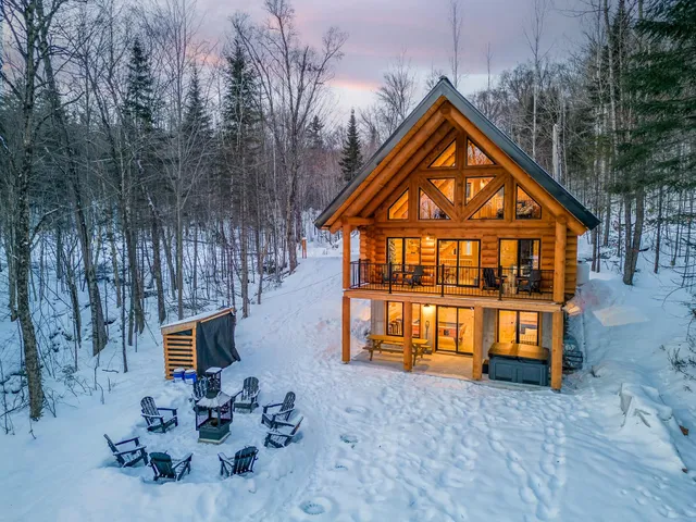 chalet en bois rond Le Refuge