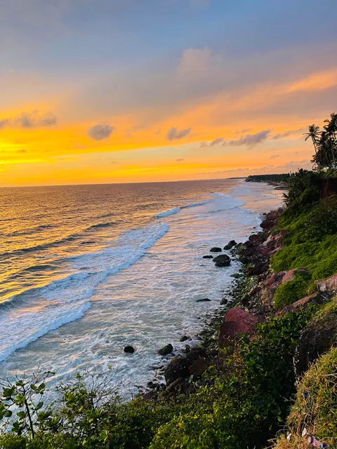 Varkala Cliff Sea View Point