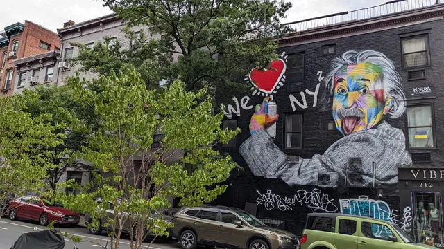 Mural de Albert Einstein