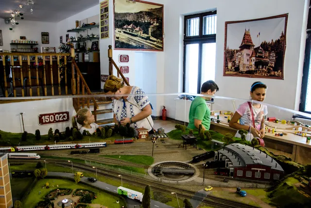 Sinaia train exhibition