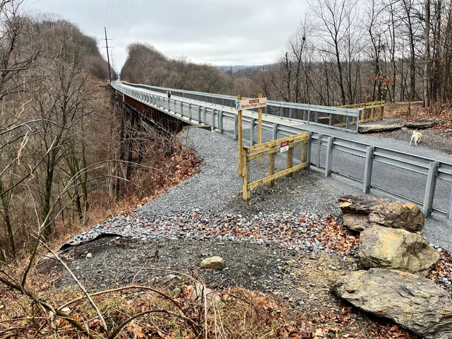 Colemanville Church Road Parking Lot for Access to Enola Low Grade Trail