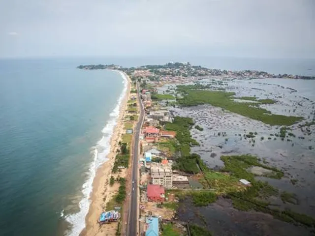 Lumley Beach Freetown Sierra Leone
