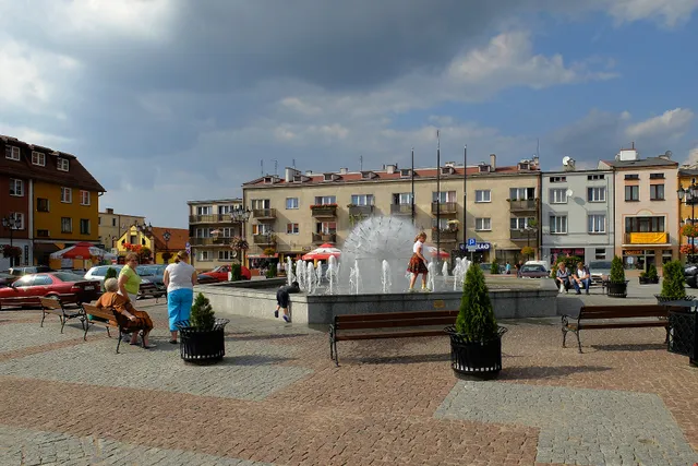 Rynek z fontanną