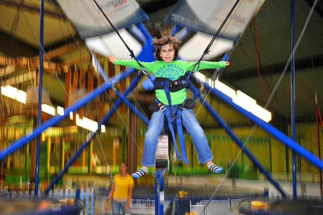 Trampolino playground and trampoline park